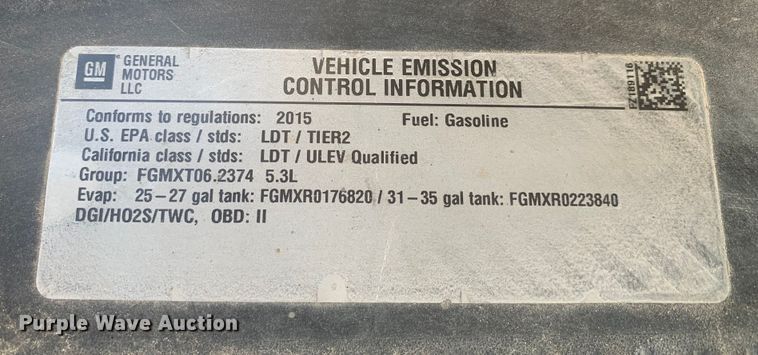 image for item DO1920 2015 Chevrolet Silverado 1500  pickup truck