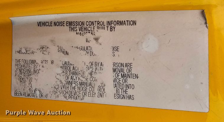 image for item DO4207 2012 International DuraStar 4300  truck cab and chassis