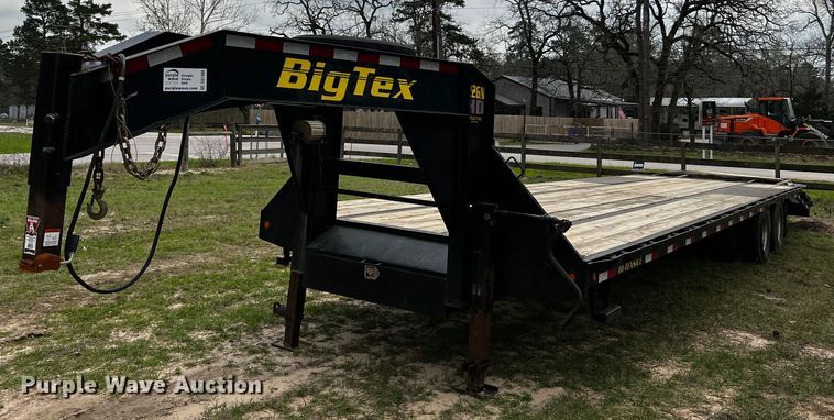 image for item DQ1988 2015 Big Tex  equipment trailer