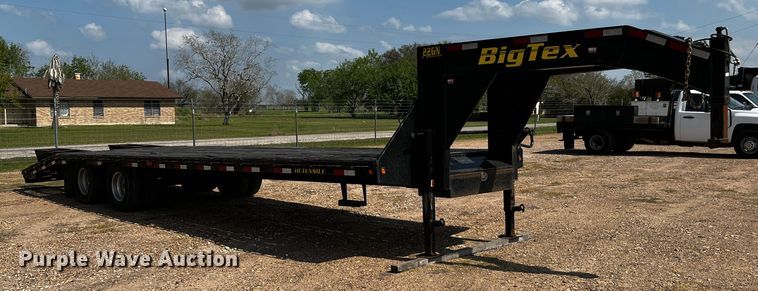image for item DQ2005 2012 Big Tex 22GN-25BK+5  equipment trailer