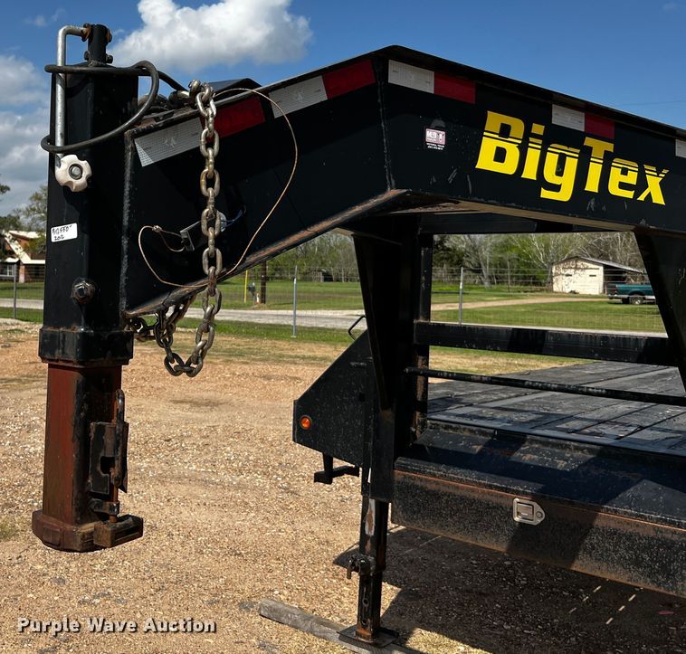 image for item DQ2005 2012 Big Tex 22GN-25BK+5  equipment trailer