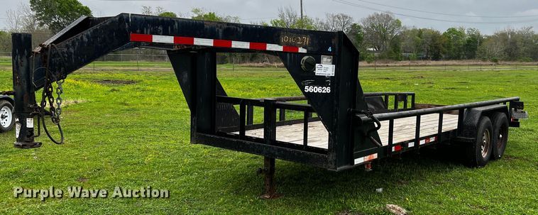 image for item DQ2010 2007 Norris Trailer Mfg  equipment trailer