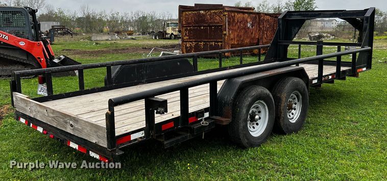 image for item DQ2010 2007 Norris Trailer Mfg  equipment trailer