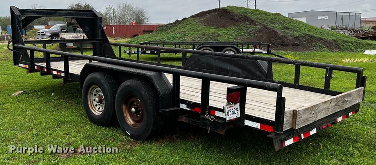 image for item DQ2010 2007 Norris Trailer Mfg  equipment trailer