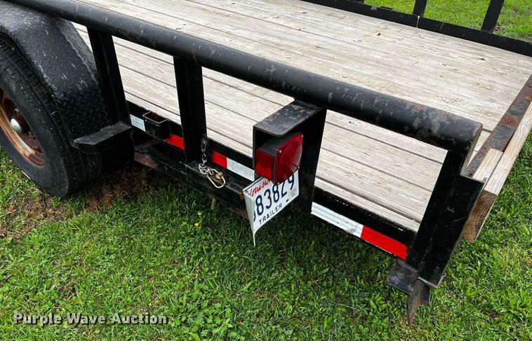 image for item DQ2010 2007 Norris Trailer Mfg  equipment trailer