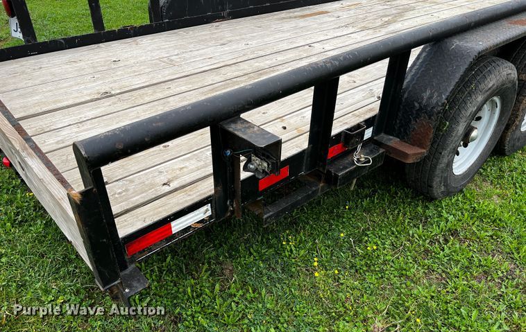 image for item DQ2010 2007 Norris Trailer Mfg  equipment trailer