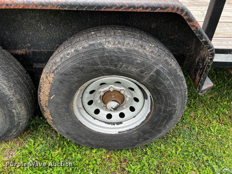 image for item DQ2010 2007 Norris Trailer Mfg  equipment trailer