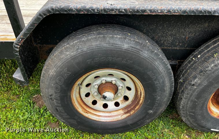 image for item DQ2010 2007 Norris Trailer Mfg  equipment trailer