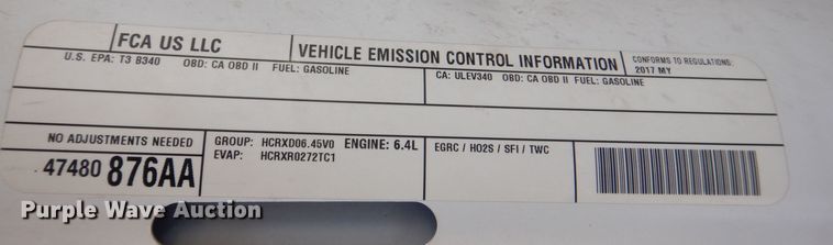 image for item DR4505 2017 Dodge Ram 2500HD Big Horn  Crew Cab pickup truck