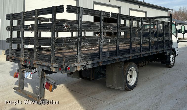 image for item DR5021 2008 Isuzu NQR  flatbed truck