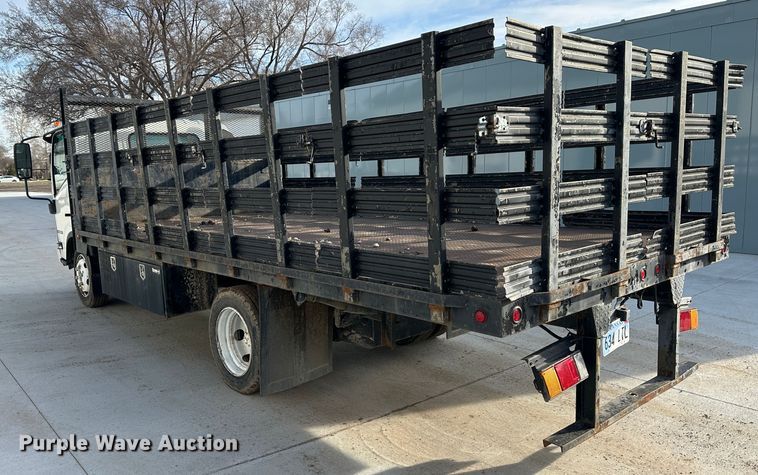 image for item DR5021 2008 Isuzu NQR  flatbed truck