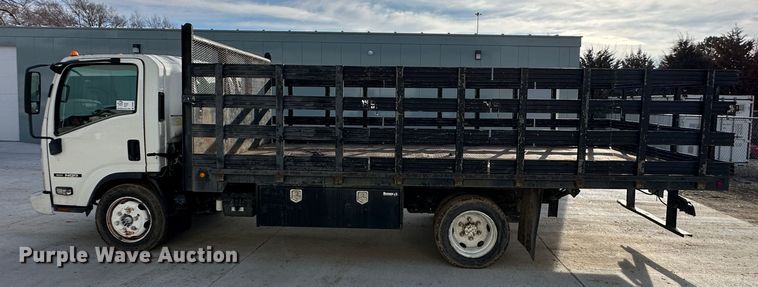 image for item DR5021 2008 Isuzu NQR  flatbed truck