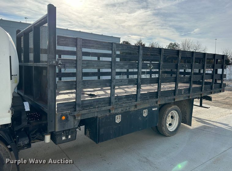 image for item DR5021 2008 Isuzu NQR  flatbed truck