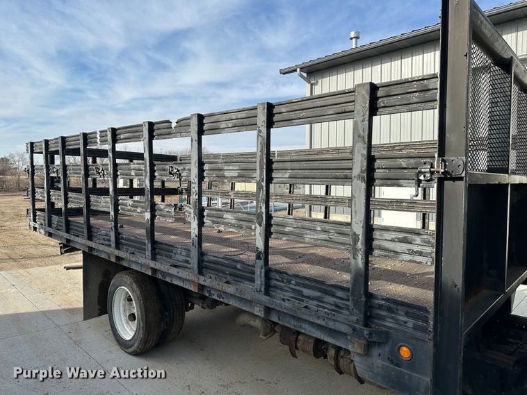 image for item DR5021 2008 Isuzu NQR  flatbed truck