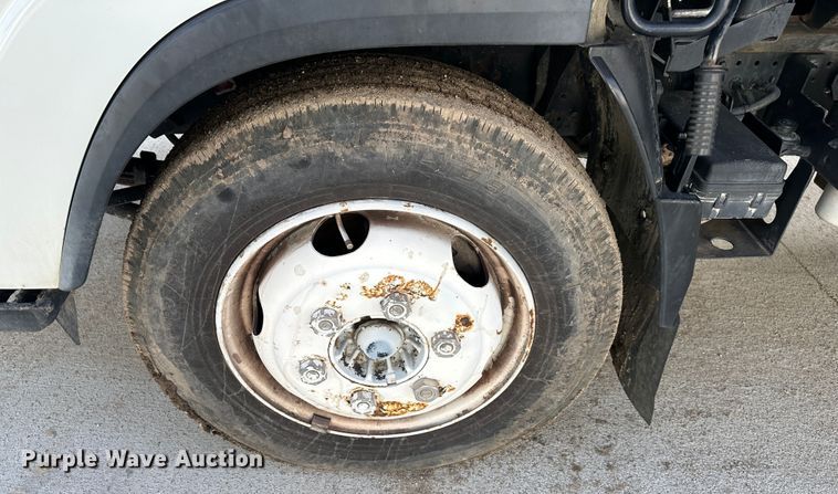 image for item DR5021 2008 Isuzu NQR  flatbed truck