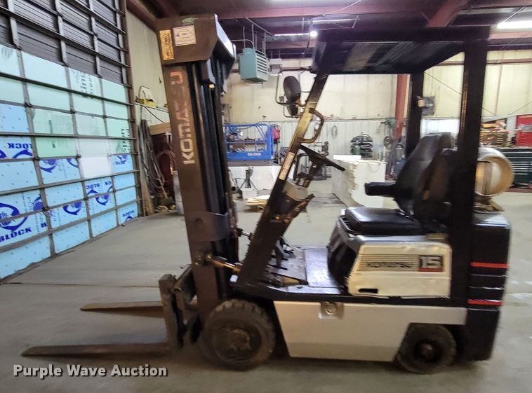 image for item HG9433 Komatsu 15  forklift