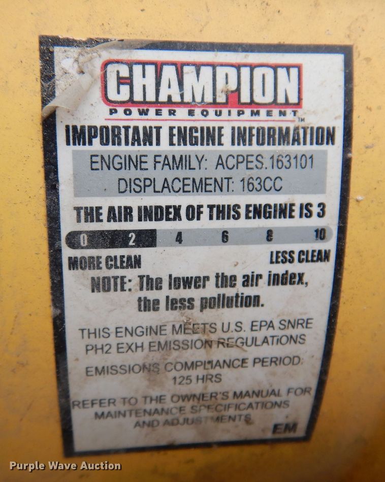 image for item IO9472 Champion  pressure washer