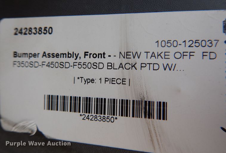 image for item IO9478 (2) Ford truck front bumpers