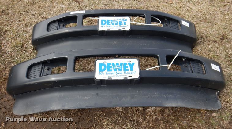 image for item IO9479 (2) Ford truck front bumpers