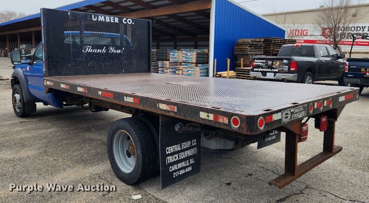 image for item JB9520 2005 Ford F450 Super Duty XL  dump flatbed truck