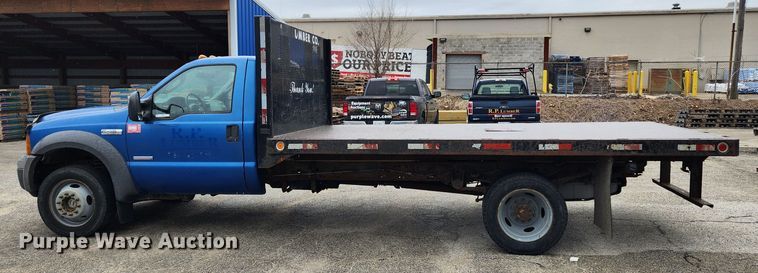 image for item JB9520 2005 Ford F450 Super Duty XL  dump flatbed truck