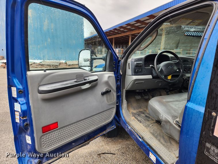 image for item JB9520 2005 Ford F450 Super Duty XL  dump flatbed truck