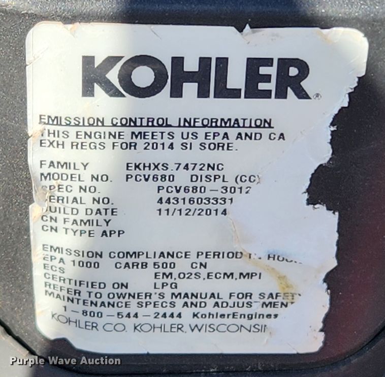 image for item JB9581 Exmark X Series  ZTR lawn mower