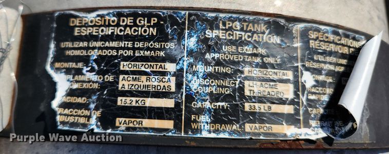 image for item JB9583 Exmark X Series  ZTR lawn mower