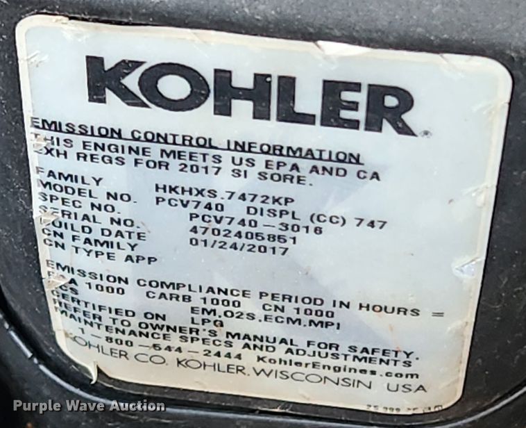 image for item JB9589 Exmark S Series  ZTR lawn mower