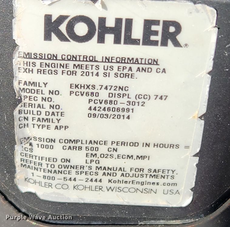 image for item JB9590 Exmark X Series  ZTR lawn mower