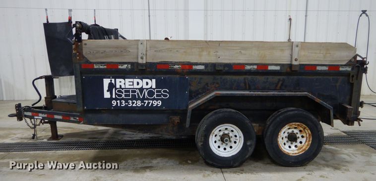 image for item JX9081 2013 H&H  dump trailer