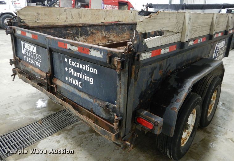 image for item JX9081 2013 H&H  dump trailer