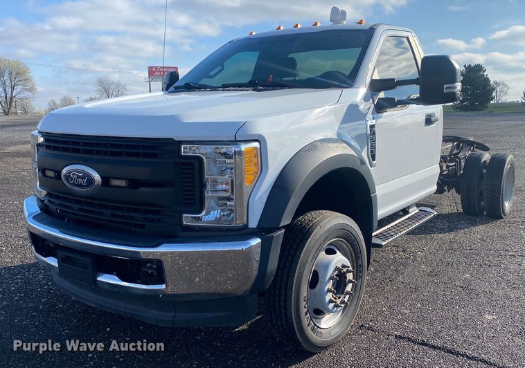 image for item KB9566 2017 Ford F550 XL  truck cab and chassis