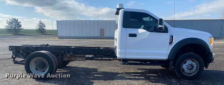 image for item KB9566 2017 Ford F550 XL  truck cab and chassis