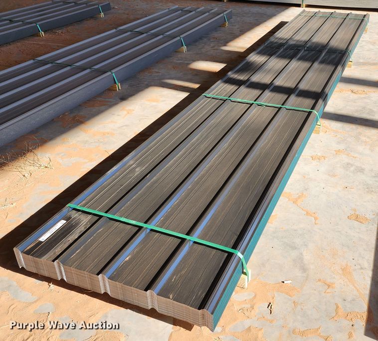 image for item KC9687 (150) sheets of Doerksen Metal Components metal siding/roofing