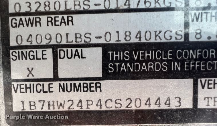 image for item KR9472 1982 Dodge W250  pickup truck