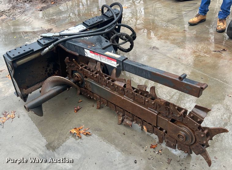 image for item KR9497 Bobcat  skid steer trencher