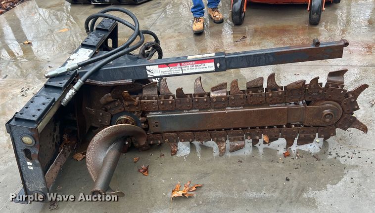 image for item KR9497 Bobcat  skid steer trencher