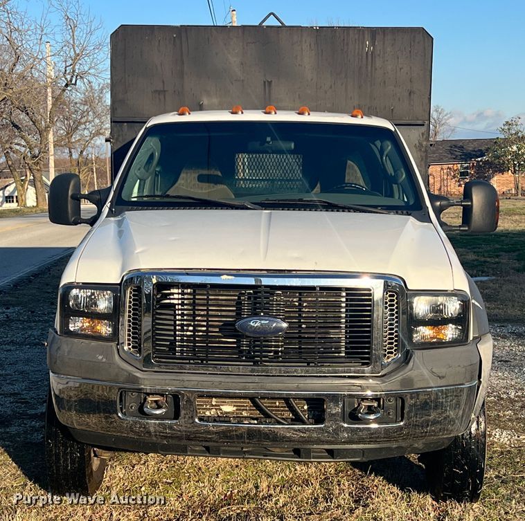 image for item KR9525 2006 Ford F450 Super Duty  dump flatbed truck