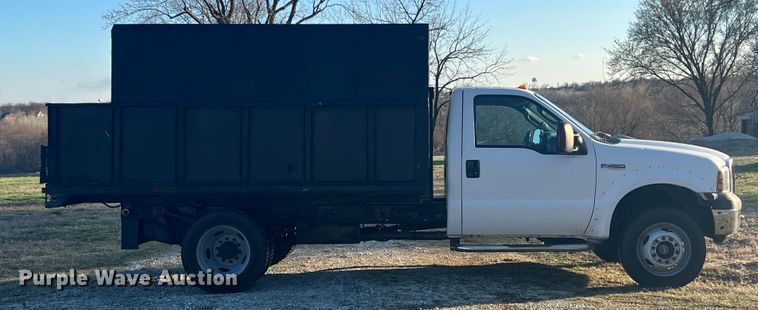 image for item KR9525 2006 Ford F450 Super Duty  dump flatbed truck