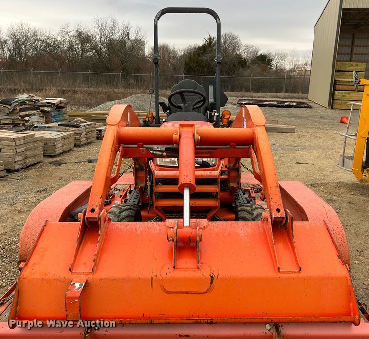 image for item KR9527 Kubota BX2670 tractor with 2017 Kubota trailer