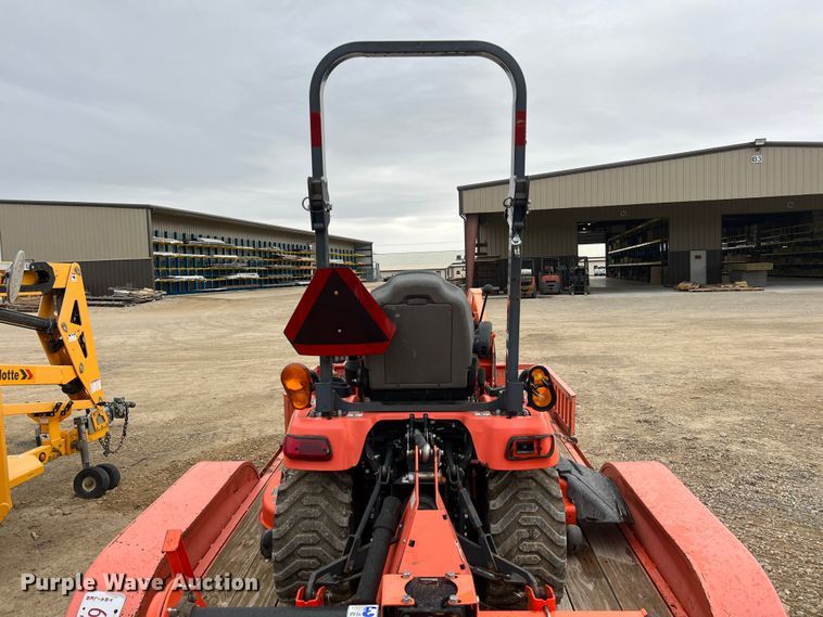 image for item KR9527 Kubota BX2670 tractor with 2017 Kubota trailer