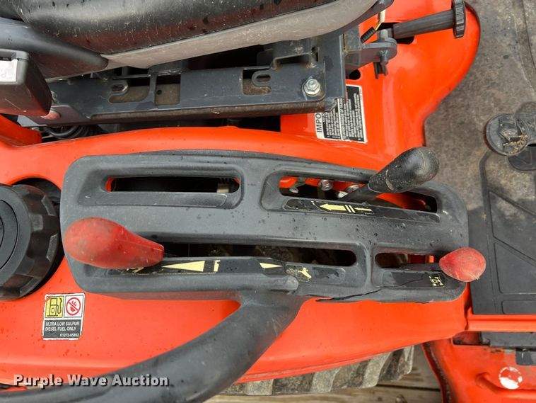 image for item KR9527 Kubota BX2670 tractor with 2017 Kubota trailer