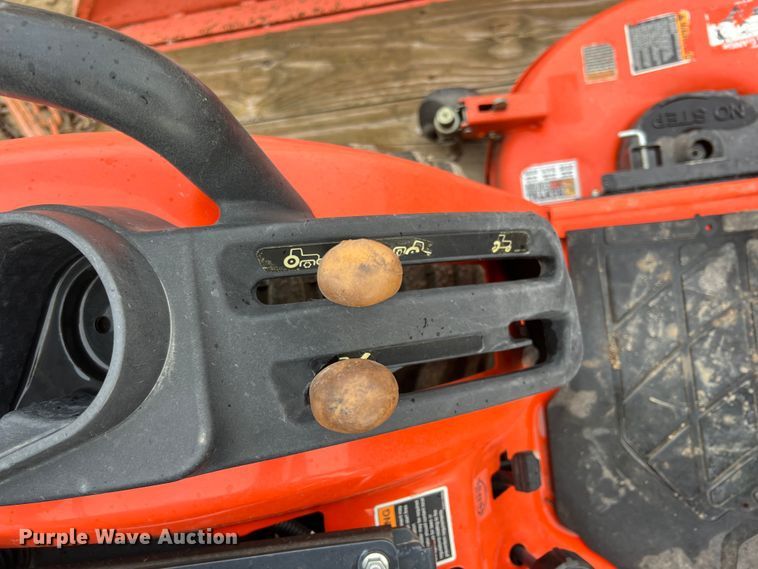 image for item KR9527 Kubota BX2670 tractor with 2017 Kubota trailer