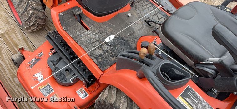 image for item KR9527 Kubota BX2670 tractor with 2017 Kubota trailer