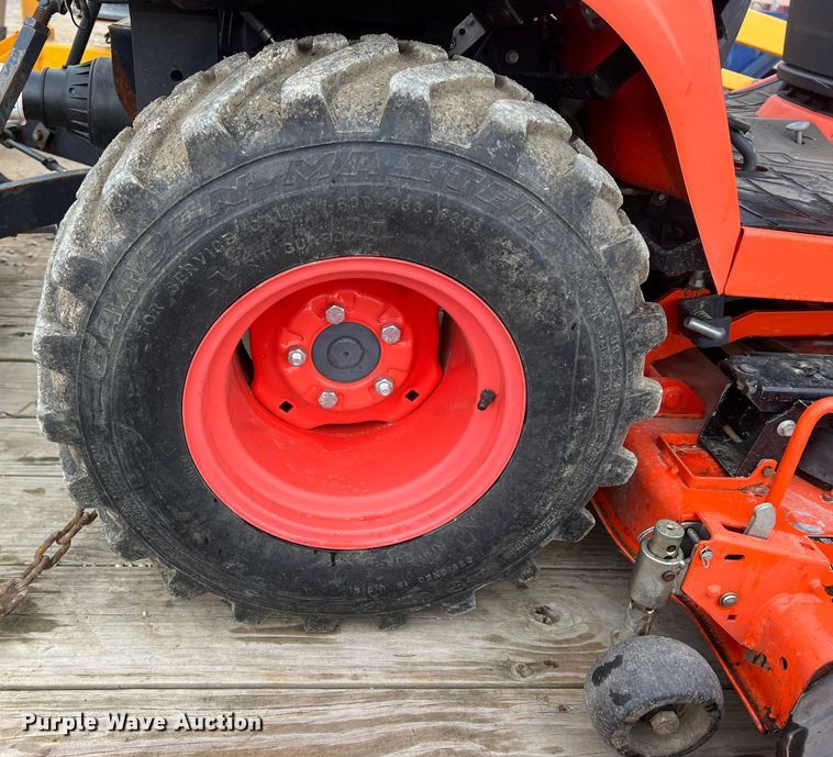 image for item KR9527 Kubota BX2670 tractor with 2017 Kubota trailer