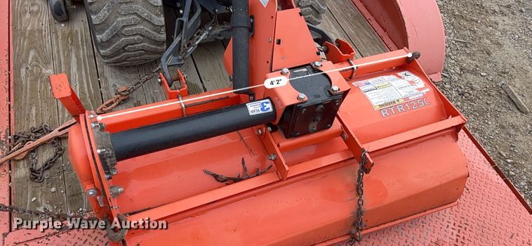 image for item KR9527 Kubota BX2670 tractor with 2017 Kubota trailer