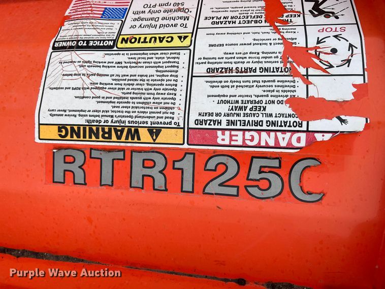 image for item KR9527 Kubota BX2670 tractor with 2017 Kubota trailer