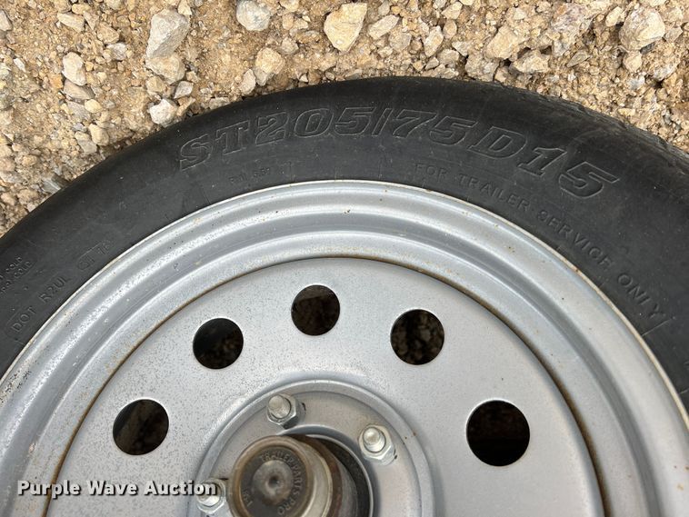 image for item KR9527 Kubota BX2670 tractor with 2017 Kubota trailer