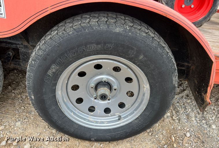 image for item KR9527 Kubota BX2670 tractor with 2017 Kubota trailer